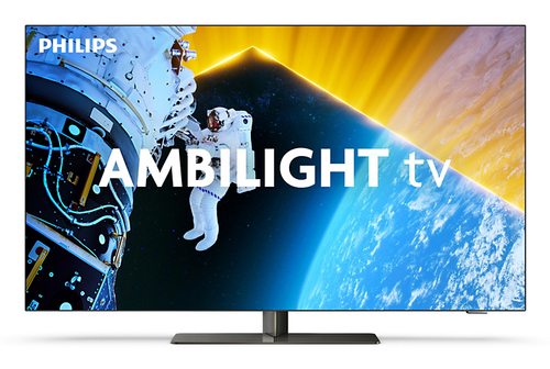 Philips 48OLED849 OLED TV (48 Zoll (121 cm), 4K UHD, HDR, Smart TV, Sprachsteuerung (Alexa, Google Assistant), Aufnahmefunktion, Ambilight, Dolby Atmos, 120 Hz, Google TV)