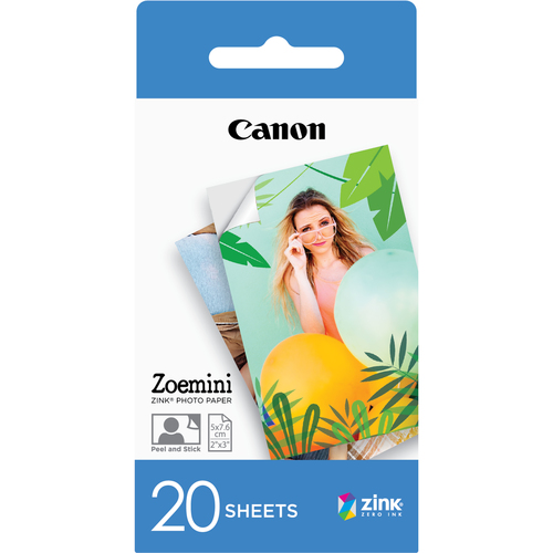 Canon ZINK™ 5 x 7,5 cm Fotopapier mit 20 Blatt