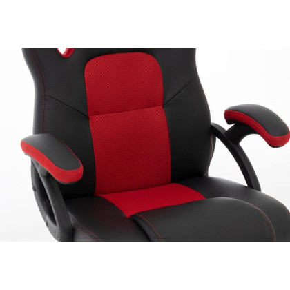 Raptor GS 40 Gaming-Stuhl, Schwarz/Rot - Auslaufmodell