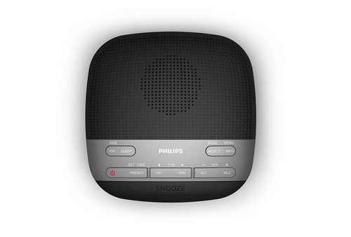 Philips TAR3505/12 Radio Uhr Digital Schwarz, Grau