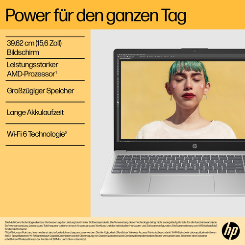 HP 15-fc0655ng 15,6 Zoll Full HD AMD Ryzen 5 7520U 16GB RAM 1 TB SSD Windows 11 silber HP 15-fc0655ng 15,6 Zoll Full HD AMD Ryzen 5 7520U 16GB RAM 1 TB SSD Windows 11 silber