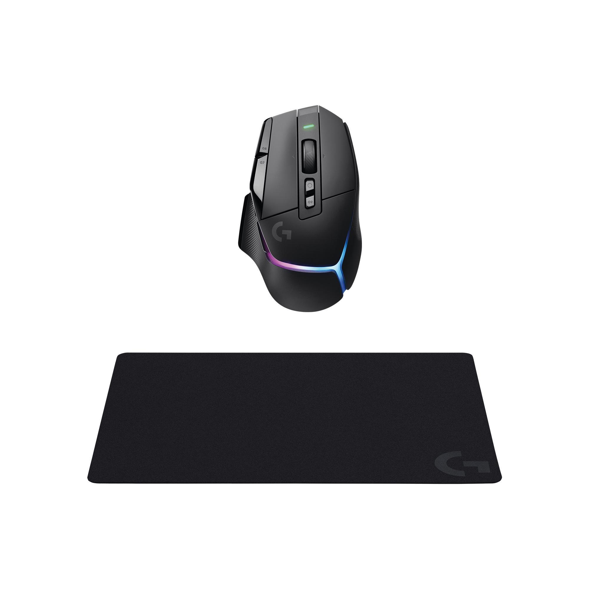 Logitech Bundle G502 X Gaming-Maus, Schwarz + Logitech G240 Gaming-Mauspad aus Stoff, Schwarz