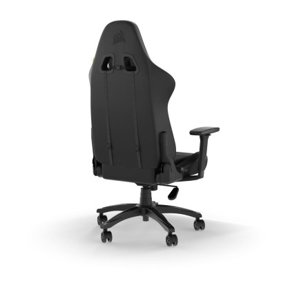 Corsair TC100 Relaxed Gaming-Stuhl, Kunstleder, Schwarz