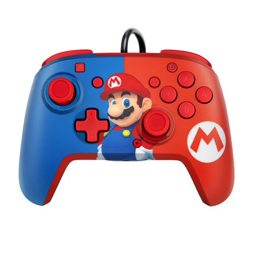 PDP Mario Dash Blau, Rot USB Gamepad + Headset Analog / Digital Nintendo Switch, Nintendo Switch OLED
