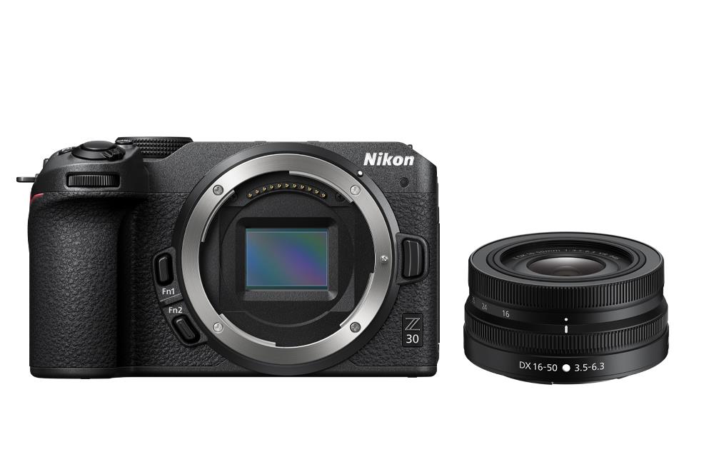 NIKON Z 30 DX 16-50 VR 20.9 MP Systemkamera Kit 16-50 mm Objektiv 4K Filmen