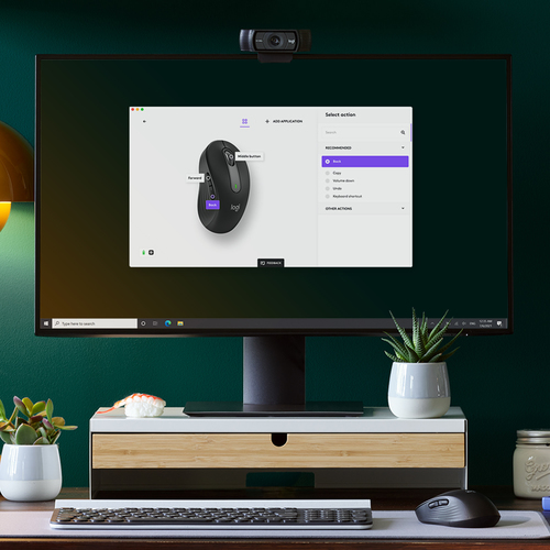 Logitech Signature M650 Maus Büro rechts RF Wireless + Bluetooth Optisch 4000 DPI