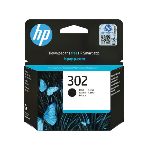 HP Original 302 Schwarz Druckerpatrone