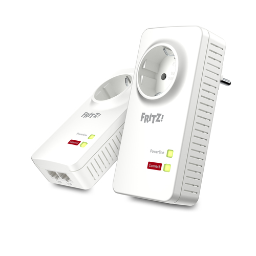 Powerline FRITZ! 1220 Set 1200 Mbit/s Ethernet/LAN Weiß 2 Stück(e)