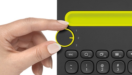 Logitech Bluetooth® Multi-Device Keyboard K480 Tastatur QWERTZ Deutsch Weiß Logitech Bluetooth® Multi-Device Keyboard K480 Tastatur QWERTZ Deutsch Weiß