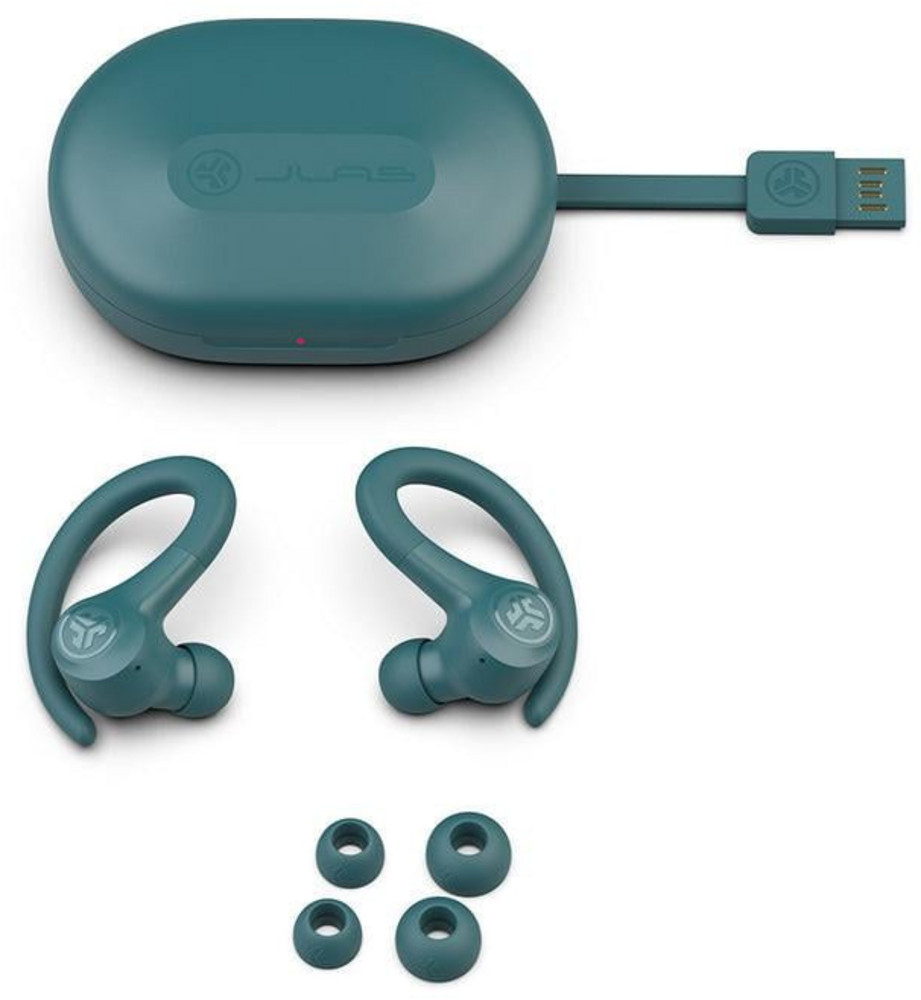  JLab GO Air Sport True Wireless tea In-Ear Kopfhörer (Bluetooth, IP55, kabellos, türkis)