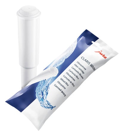  JURA CLARIS White 60209 Filterpatrone für jura Kaffeevollautomaten u.a. IMPRESSA und SUBITO mit schwarzer Filterhalterung