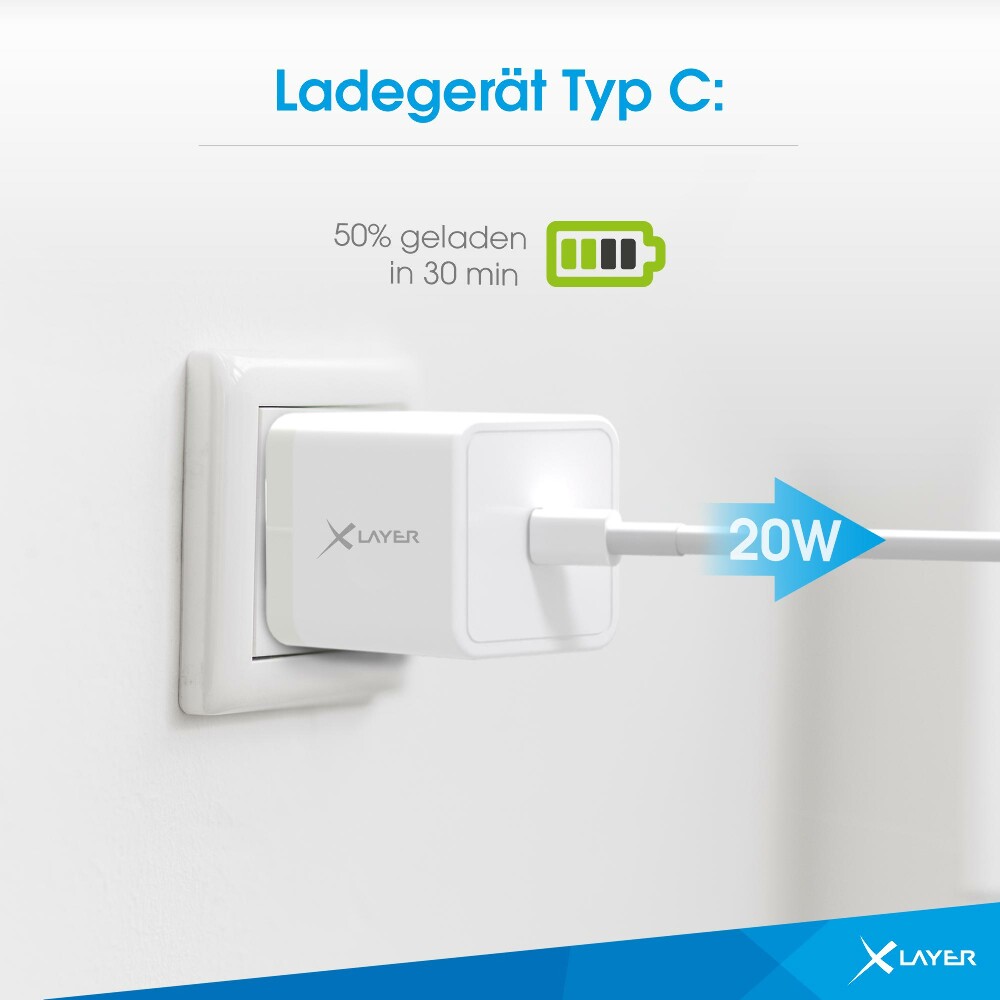  XLayer Ladegerät Typ C 20W