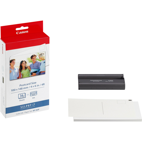 Canon KP-36IP Farbtinte + 100 x 148 mm Papier, 36 Blatt