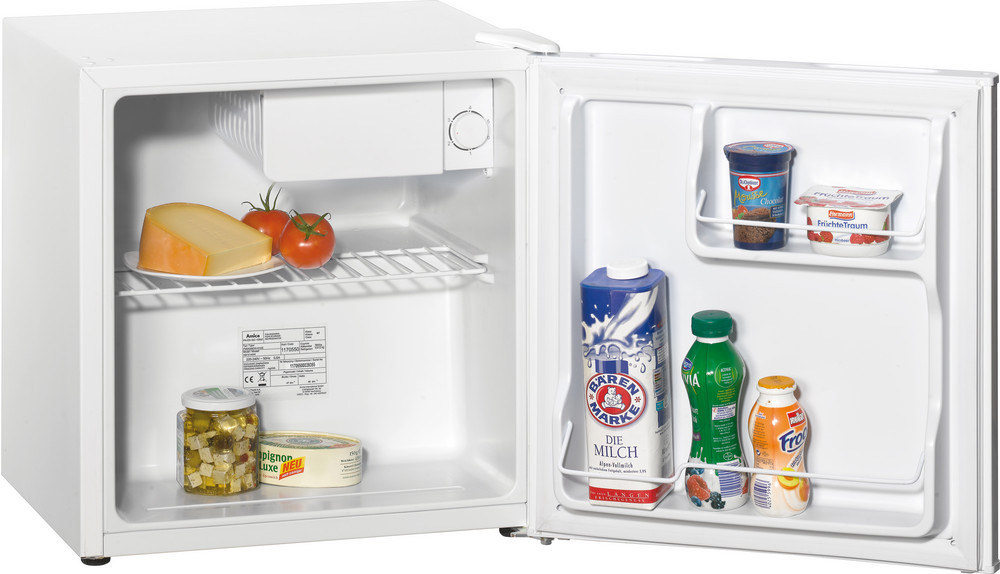  AMICA KB 15150 W Minikühlschrank (mit Kaltlagerfach, EEK E, freistehend, Nutzinhalt 45 l, Höhe 50 cm, Breite 48 cm)