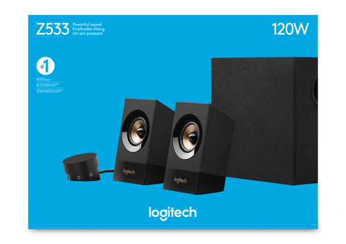 Logitech Z533 Lautsprecherset 60 W Universal Schwarz 2.1 Kanäle 15 W Logitech Z533 Lautsprecherset 60 W Universal Schwarz 2.1 Kanäle 15 W