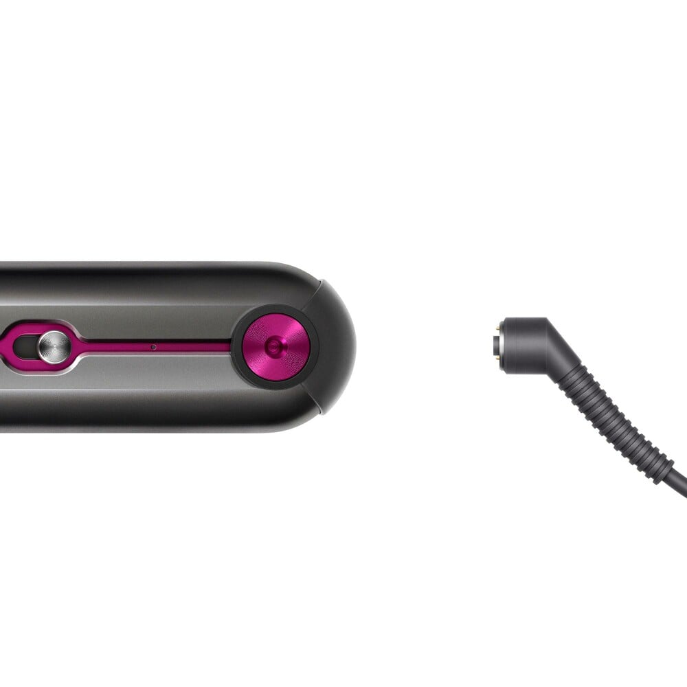  DYSON Corrale Nickel/Fuchsia Haarglätter (Akku, kabellos, biegsame Heizplatten, Mangan-Kupfer-Legierung, schonend, weniger Haarschäden, Hybridmodus, Locken, Beach-Waves)