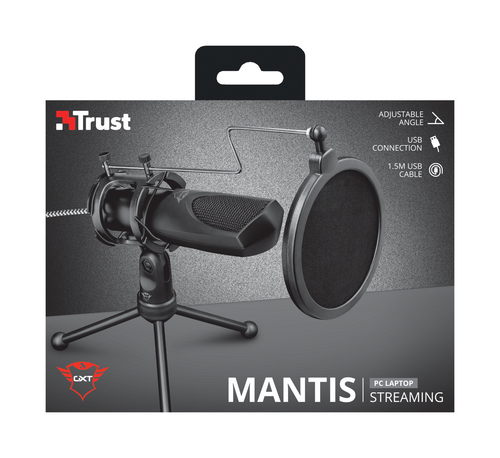 Trust GXT 232 Mantis Schwarz PC-Mikrofon
