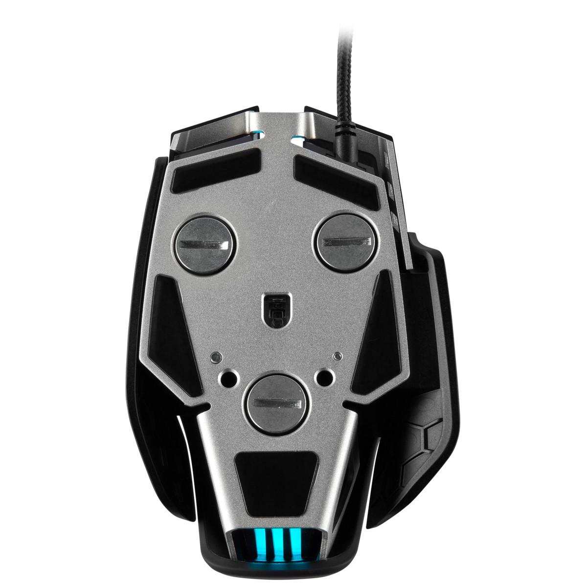 Corsair M65 RGB ELITE schwarz Gaming-Maus (Backlit RGB LED / 8 Tasten / kabelgebunden / USB / 18.000 DPI / optisch)