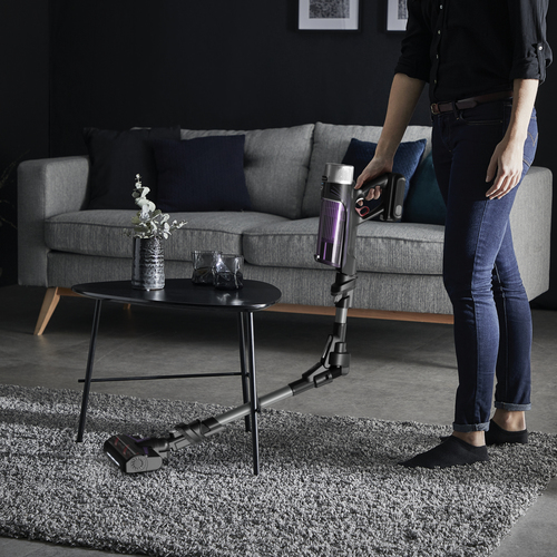 Rowenta RH2037 2-in-1-Stabstaubsauger Batterie Trocken Beutellos 0,4 l 250 W Schwarz, Violett