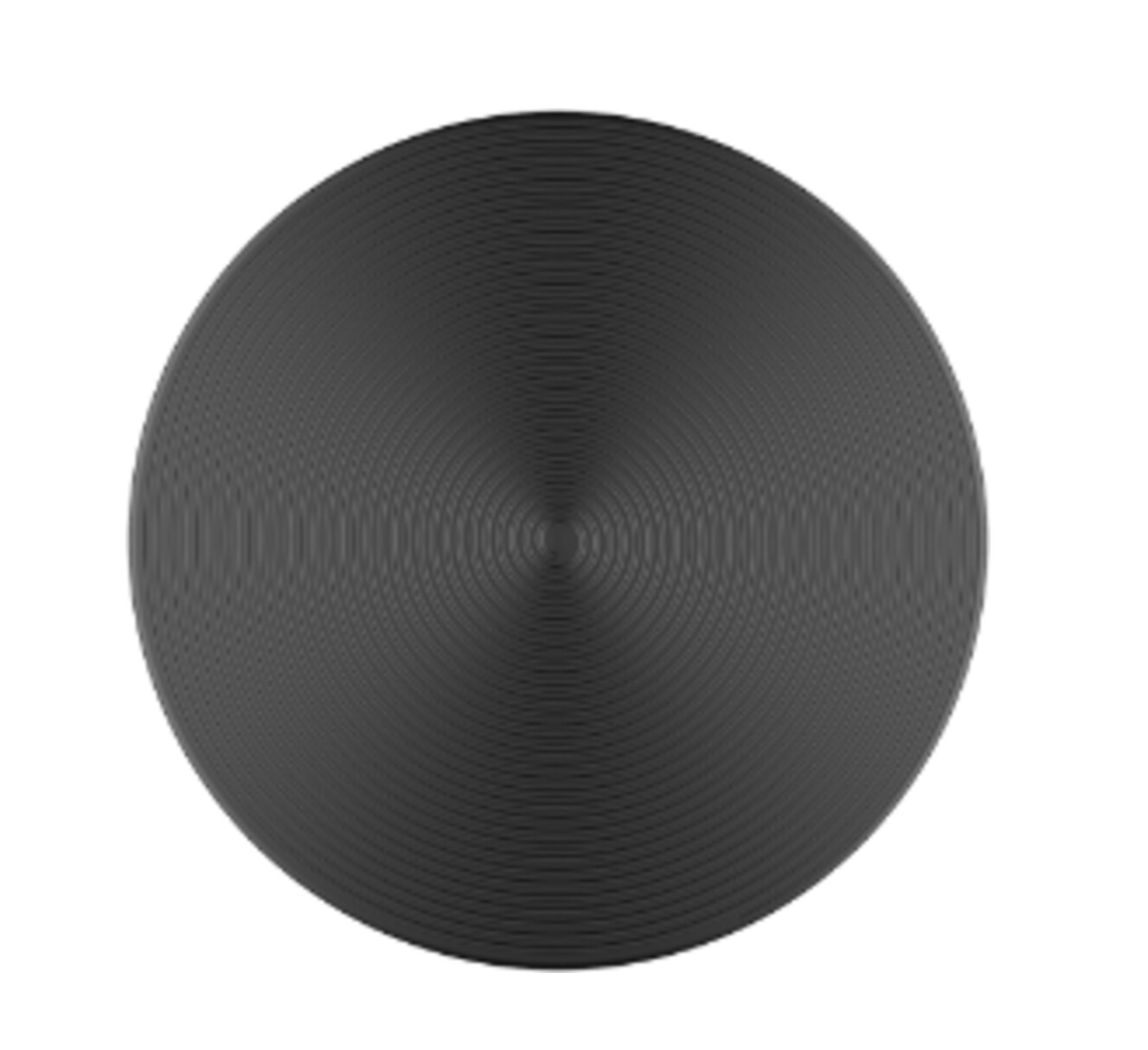  POPSOCKETS Pop Grip Twist Black Aluminium (Schwarzes gefrästes Aluminium (austauschbares Design))