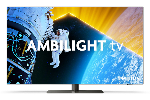 Philips 48OLED849 OLED TV (48 Zoll (121 cm), 4K UHD, HDR, Smart TV, Sprachsteuerung (Alexa, Google Assistant), Aufnahmefunktion, Ambilight, Dolby Atmos, 120 Hz, Google TV)