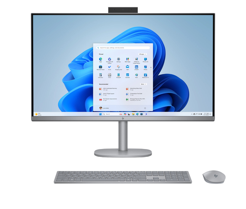 HP OmniStudio X 32-c0670ng Intel Core Ultra 7 155H 80 cm (31.5") 3840 x 2160 Pixel All-in-One-PC 32 GB DDR5-SDRAM 1 TB SSD Windows 11 Home Wi-Fi 7 (802.11be) AI PC Silber