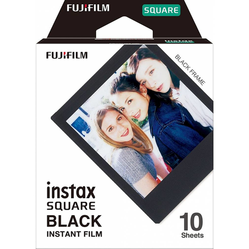 Fujifilm Instax Square Black Frame schwarz Sofortbildfilm 10 Stück(e) 62 x 62 mm