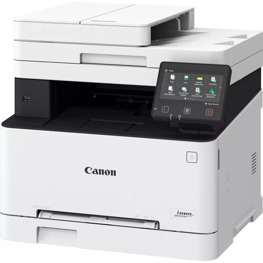 CANON i-SENSYS MF655CDW 3-in-1 Multifunktionsdrucker Weiß (USB, LAN, WLAN, AirPrint, Canon PRINT Business App, Mopria, Duplex, A4)