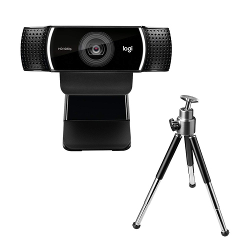 Logitech C922 Pro Stream Webcam 1920 x 1080 Pixel USB Schwarz