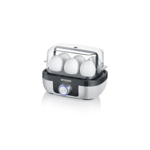 SEVERIN EK 3169 Eierkocher (6 Eier, 420W, Edelstahl)