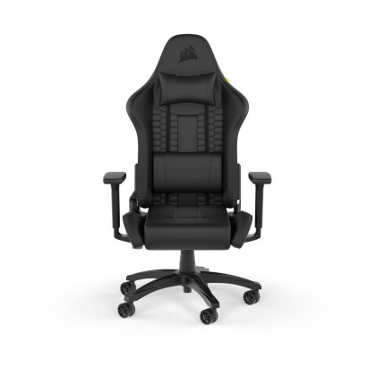 Corsair TC100 Relaxed Gaming-Stuhl, Kunstleder, Schwarz