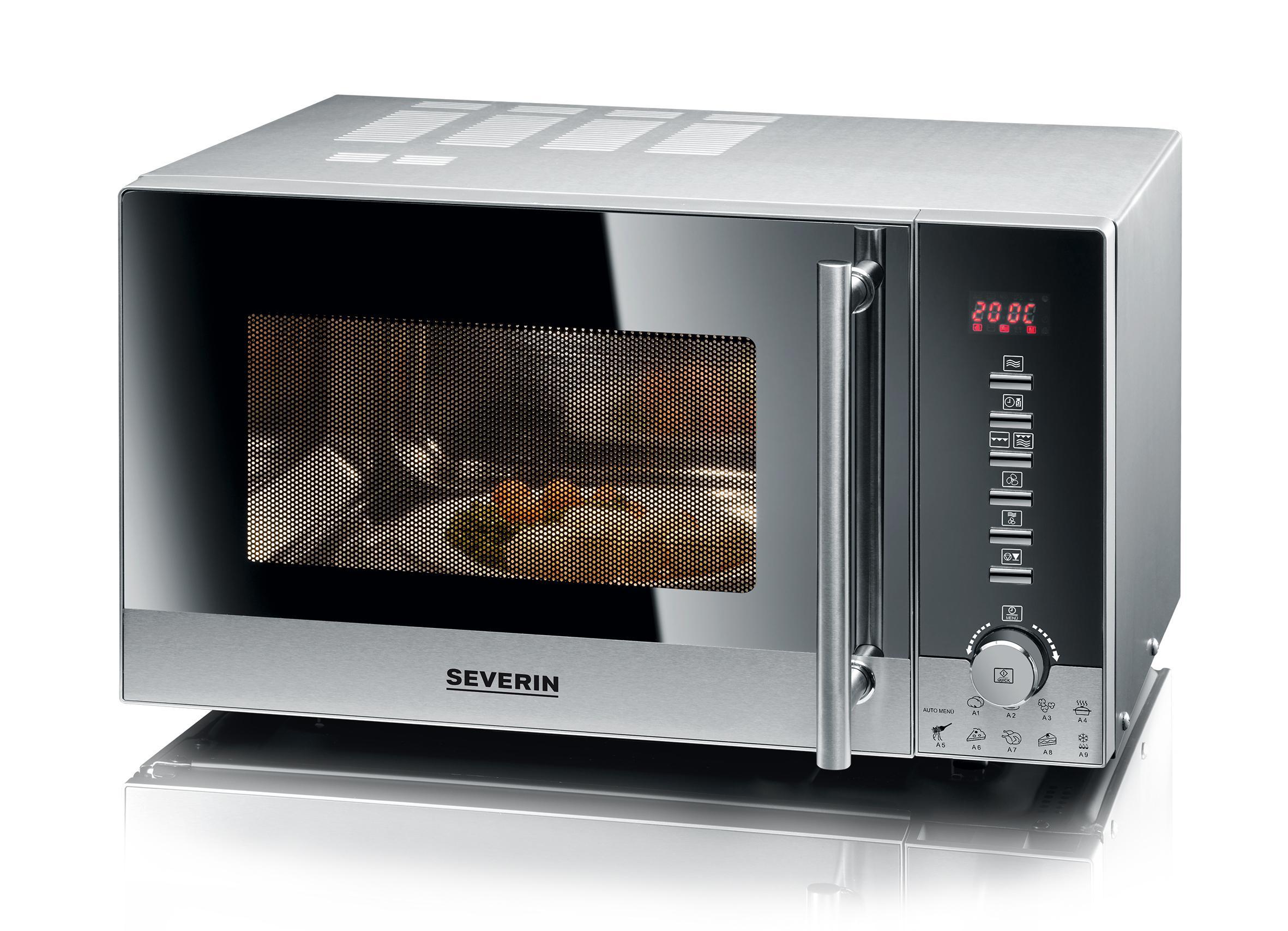 SEVERIN MW 9285 Mikrowelle mit Grillfunktion und Heißluftfunktion