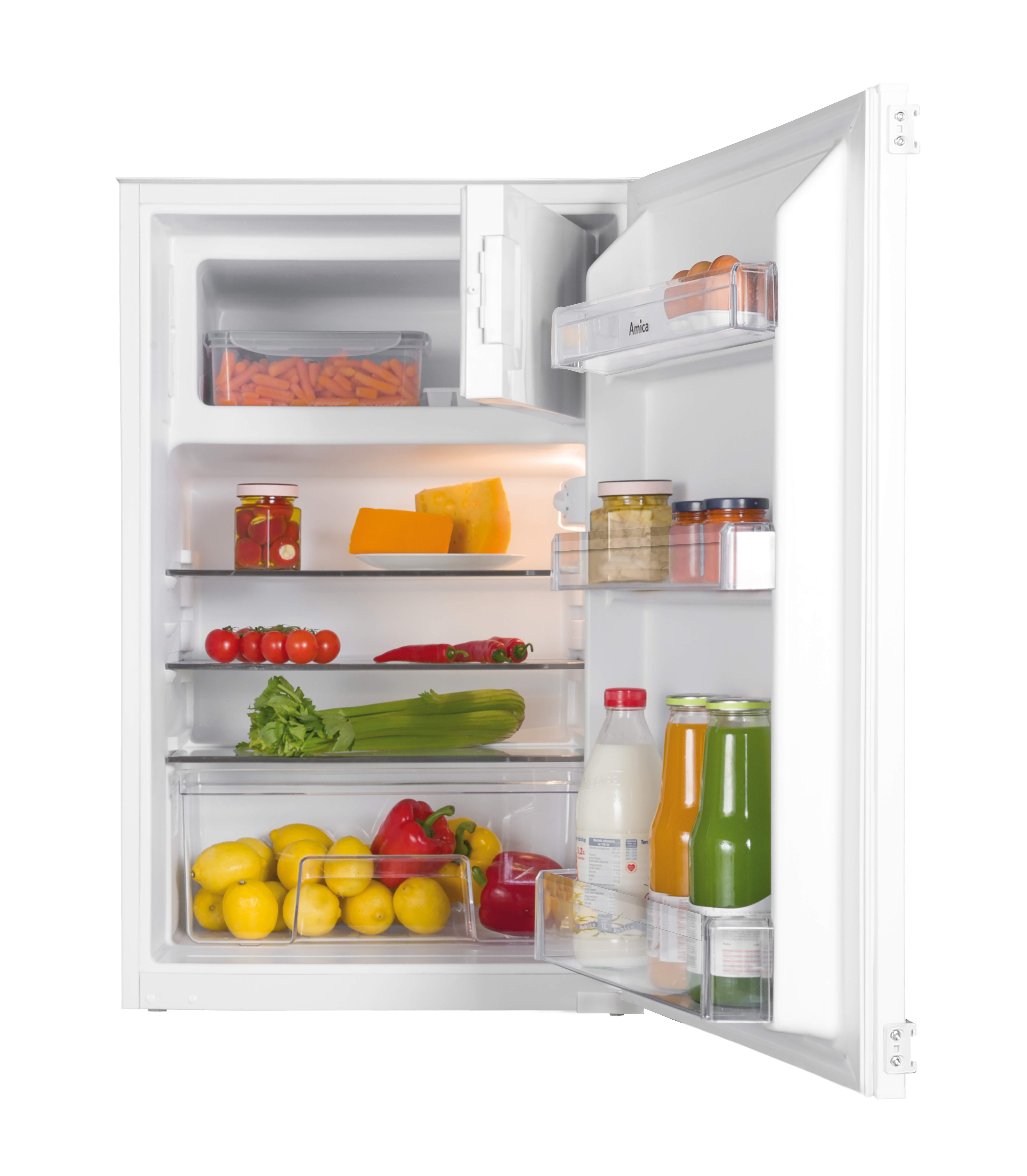 AMICA EKS 16171 Einbaukühlschrank mit Gefrierfach