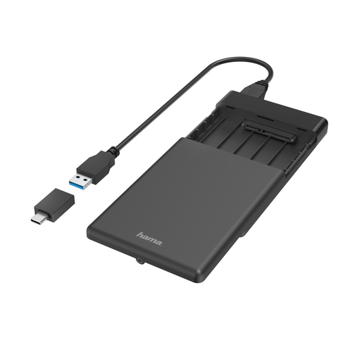 Hama 00200760 Speicherlaufwerksgehäuse HDD / SSD-Gehäuse Schwarz 2.5"