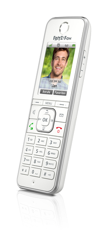 Fon FRITZ! C6 DECT-Telefon Anrufer-Identifikation Weiß