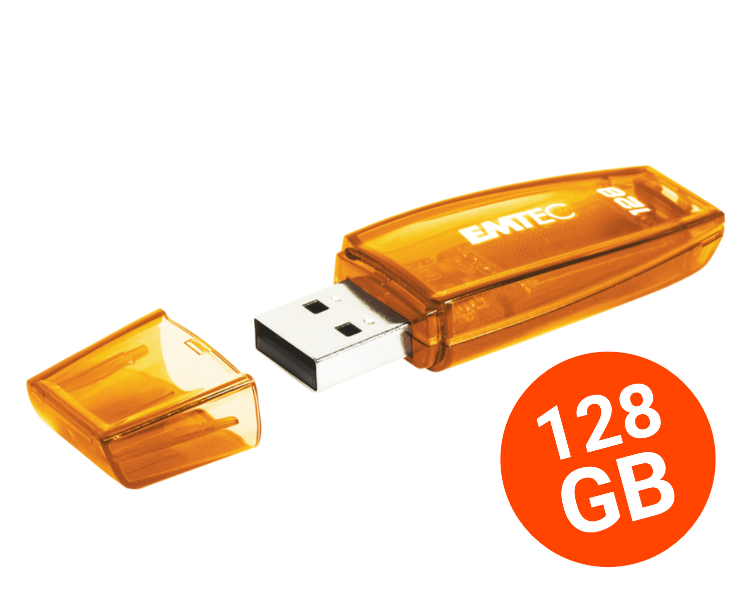 EMTEC C410 2.0 128 GB USB Stick Speicher Speicherstick Flash Drive orange