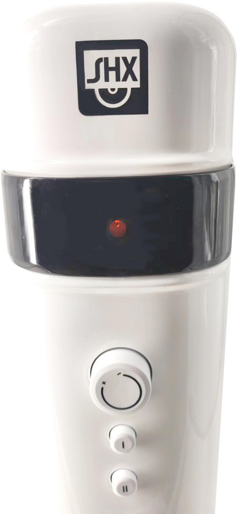  SHX Radiator SHX30ROF2000, bis 2.000 Watt, 2 Heizstufenstufen: 1.000W / 2.000 Watt, 9 Rippen, ölfrei, Raumthermostat, Überhitzungsschutz, Thermosicherung, Umkippschutz, glänzend-weiß