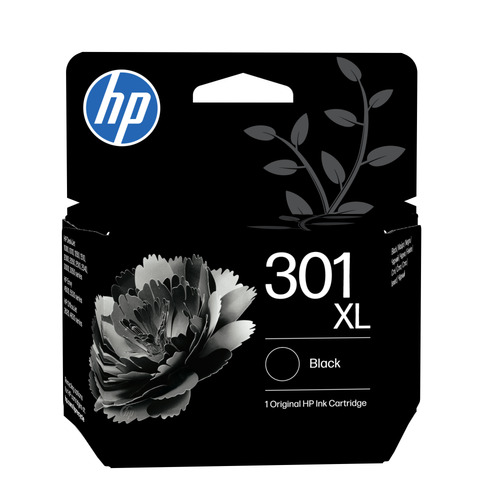 HP 301XL Schwarz Original Druckerpatrone mit hoher Reichweite