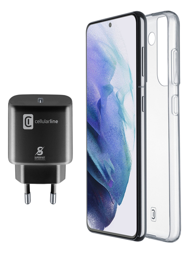 Cellularline CHARGE & PROTECT KIT - Samsung - S22