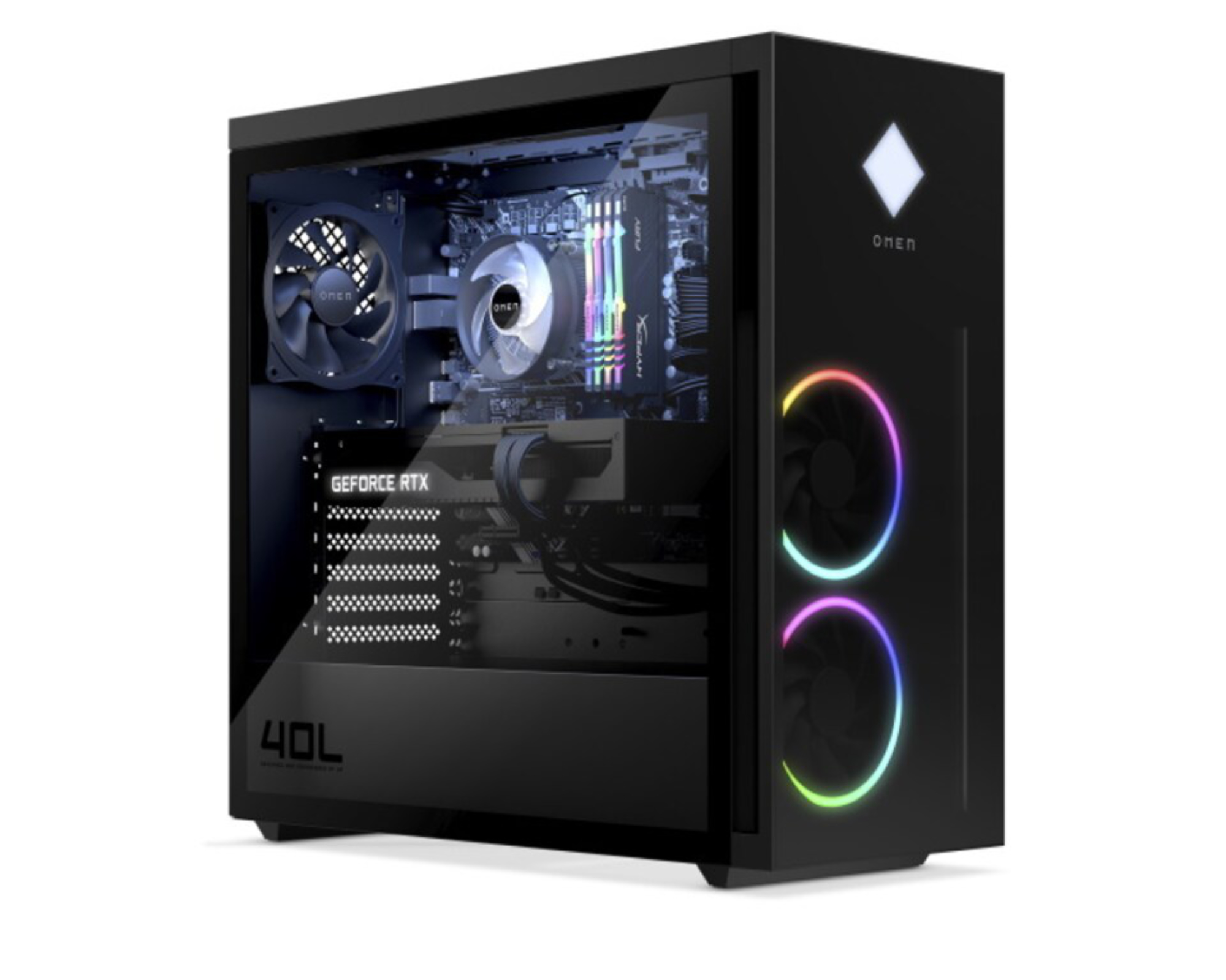 HP OMEN GT21-1012ng Gaming Desktop PC Intel i7 32GB RAM RTX 4070Ti 1TB SSD Win11