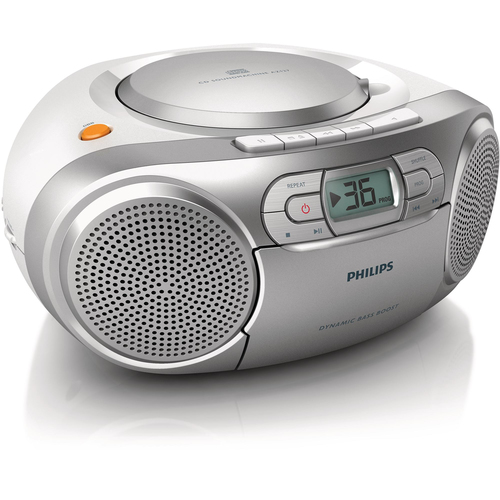 Philips CD-Soundmachine mit Kassette und Radio AZ127/12