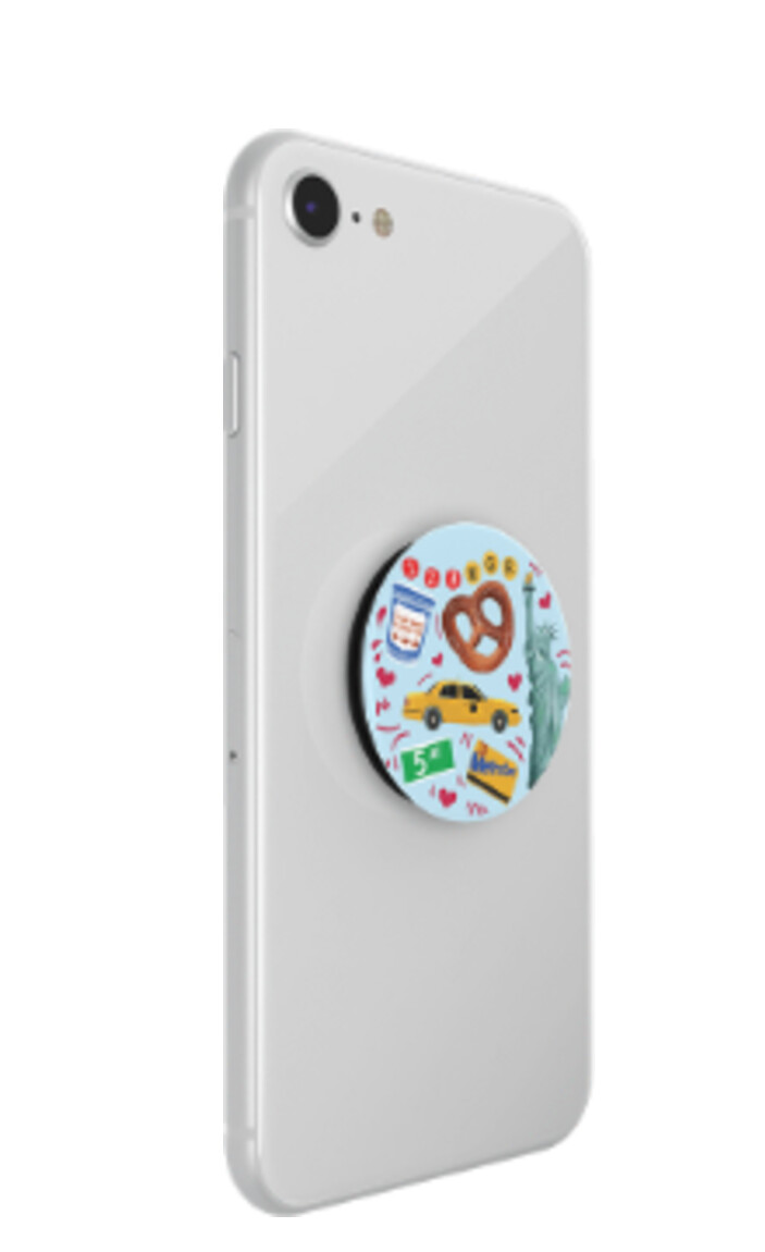 POPSOCKETS Sonstiges Zubehör PopGrip New York (Illustrierte NYC-Motive (austauschbares Design))