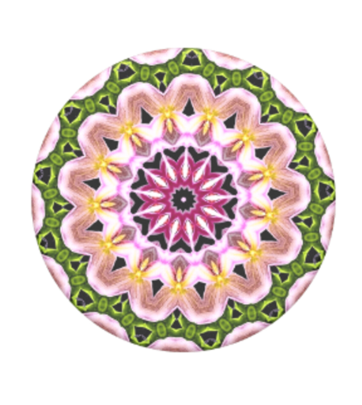  POPSOCKETS Sonstiges Zubehör PopGrip Orchid Mandala (Mehrfarbiges Mandala (austauschbares Design))