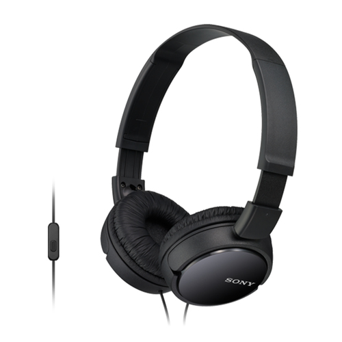 Sony MDR-ZX110AP Kopfhörer Kabelgebunden Kopfband Anrufe/Musik Schwarz