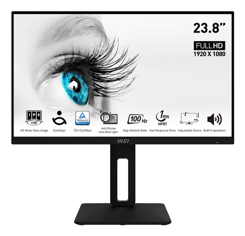 MSI Pro MP242APDE Computerbildschirm 61 cm (24") 1920 x 1080 Pixel Full HD Schwarz