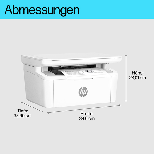 HP LaserJet M140w Wireless Multifunction Schwarzweiß Drucker, Kopierer, Scanner