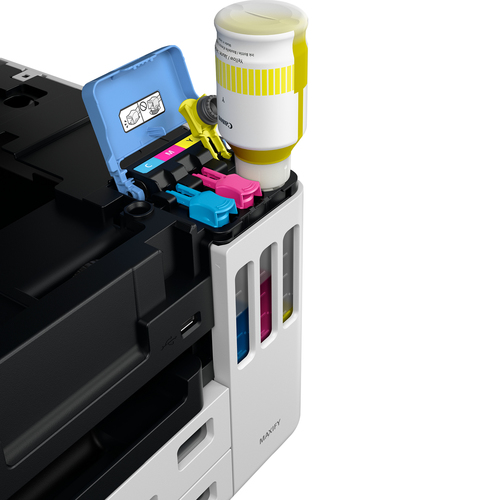 Canon MAXIFY GX7050 MegaTank Farb-Tintenstrahl-Multifunktionssystem mit WLAN und nachfüllbaren Tintentanks
