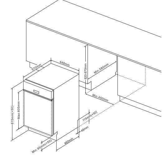 AMICA EGSP 560 911 E Einbau-Geschirrspüler integriert 45 cm AMICA EGSP 560 911 E Einbau-Geschirrspüler integriert 45 cm
