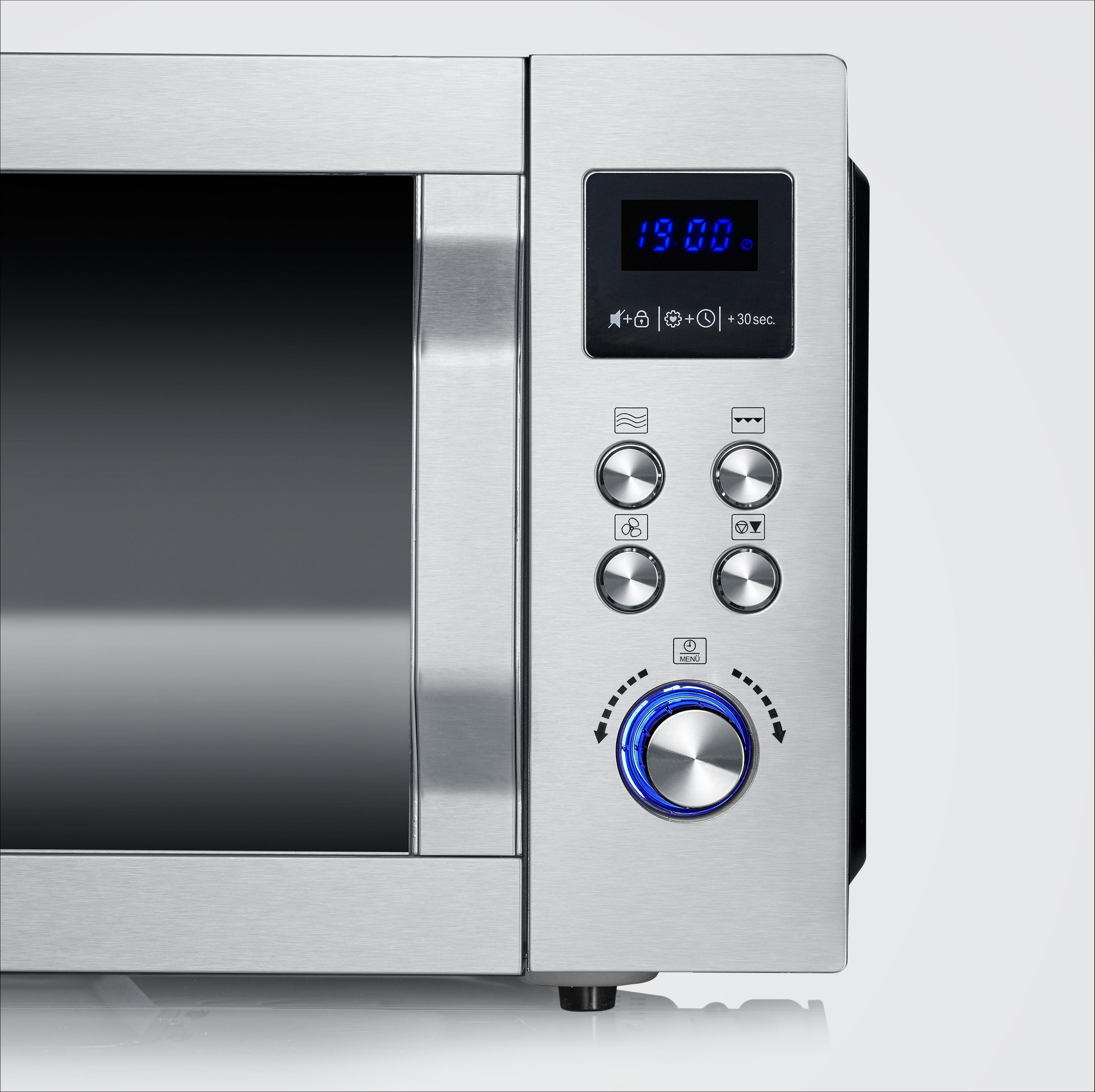 SEVERIN MW 7777 3-in-1 Mikrowelle mit Grillfunktion und Heißluftfunktion 