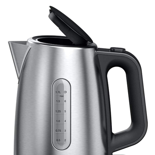 Braun PurShine WK102AI-WK1500BK Wasserkocher 1,7 l 2200 W Schwarz, Edelstahl